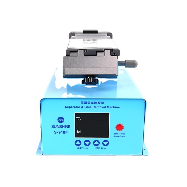 Sunshine S-918F 6.5 Inches LCD Touch Screen Separator Glue Remover for iPhone Samsung Edge Flat Screen Separating Machine