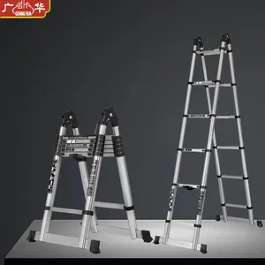 Doppelseitige Leiter Kombination leiter Aluminium leitern Teleskop-Kletter leitern