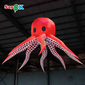 Décoration suspendue géante en forme de pieuvre gonflable à LED pour la décoration de scène de <span class=keywords><strong>club</strong></span>, de parc <span class=keywords><strong>marin</strong></span> - Product Image 5