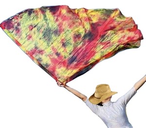 Drapeaux de louange prophétique, voiles en soie et rubans pour la danse de louange et le culte, pour femmes et jeunes <span class=keywords><strong>filles</strong></span>, tenues de performance pour le ministère - Product Image 6