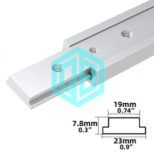 T-track nhôm khe trượt thanh trượt t khe Nut m6/M8 cho 30/45 loại t-track jigs vít khe cắm Fastener chế biến gỗ công cụ tự làm - Product Image 4