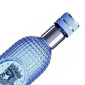 Bouteilles à liqueur en verre creux multicolores de qualité supérieure, artisanat exquis, bouchon à vis pour whisky/vodka 500ml/700ml/750ml - Product Image 3