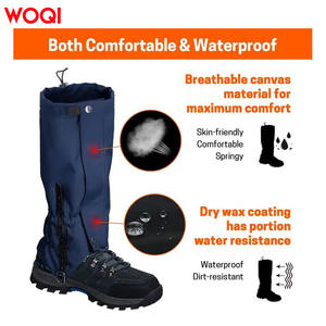Guêtres de randonnée WOQI unisexes, imperméables, réglables, pour la montagne, le camping, la protection extérieure, couvre-mollets - Product Image 3