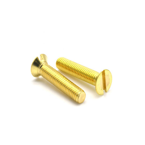 Premium Brass <b>Screws</b> Countersunk <b>Flat</b> Head Fasteners Corrosion Resistant for Furniture & Electrical Use - Product Image 2