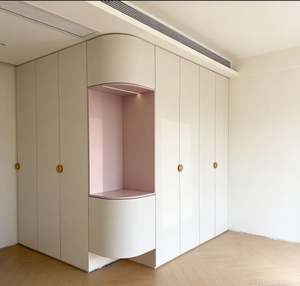 Customized Eco-Friendly Wooden <b>Wardrobe</b> for Clothes Bedroom Closet with Adjustable Shelves Drawers Wholesale Price - Product Image 4