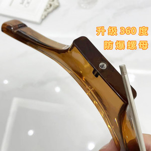Cintres à vêtements en acrylique populaires, de haute qualité, antidérapants, transparents comme du cristal, de style féerique (mêmes que ceux vus sur - Product Image 5