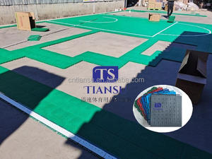Suelo deportivo de goma elástica <span class=keywords><strong>TPV</strong></span> Baldosas deportivas de baloncesto - Product Image 4