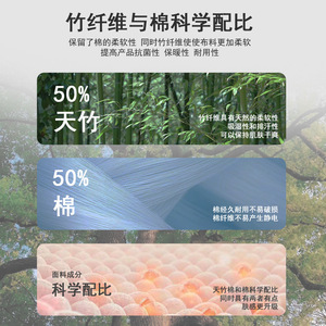 Nouveau Sac de Couchage Thermostatique Amovible pour Bébé 220g en Coton Bambou Épaissi Anti-coup de Pied Hiver - Product Image 2