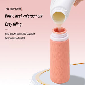 Bouteilles de voyage personnalisées avec logo, approuvées par la TSA, en silicone réutilisable, étanches, contenants pour articles de toilette, 90 ml, pour cadeaux d'hôtel, promotionnels - Product Image 3