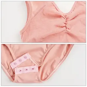 Justaucorps de ballet pour filles, costumes de danse, justaucorps de gymnastique sans manches en maille extensible pour enfants, <span class=keywords><strong>flocage</strong></span> - Product Image 5