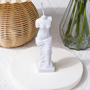 Vela perfumada de estilo Retro romano, adornos creativos de diosa sin cabeza de Venus, recuerdo de fragancia - Product Image 5