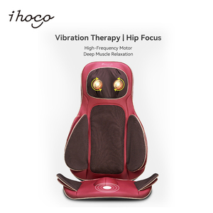 Coussin de <span class=keywords><strong>massage</strong></span> de <span class=keywords><strong>siège</strong></span> de voiture chauffant et vibrant avec pression adaptative <span class=keywords><strong>Shiatsu</strong></span> pour l'application de la hanche du cou de la taille arrière - Product Image 5