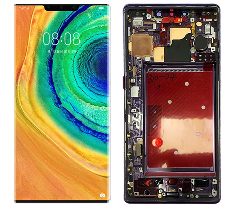 Lcd Assembly Touch Screen Digitizer Screen with Frame for Huawei Mate 30 Pro LIO-L09 L29 Lcd with Frame