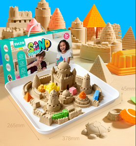 Sable magique sensoriel coloré non toxique pour enfants, sable de jeu éducatif idéal pour les magasins d'artisanat, vente en gros - Product Image 6