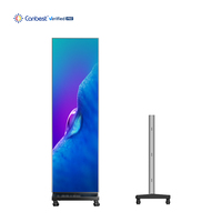 Écran LED pliable Canbest 83 pouces, affichage LED 2K pour promotion commerciale, écran LED pour événements intérieurs P1.5, mur vidéo LED pour scène