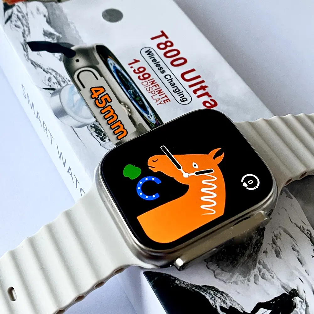 Cheapest T800 Ultra Smartwatch Series 8 Reloj inteligente 45mm Heart rate BT Call T800ultra T800 Ultra Smart watch for iPhone