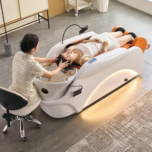 Sillón de Lavado para Salón de Belleza, Cama de Champú Eléctrica con Masaje - Product Image 3