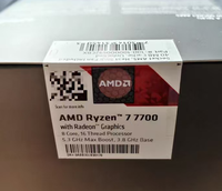 Pour processeur de bureau AMD Ryzen 7 7700 neuf, scellé, en boîte, 8C16T AM5 Zen4, avec graphismes Radeon intégrés, DDR5, pour le bureau et les jeux