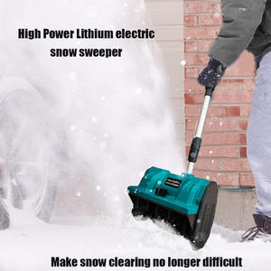 2024 Nieuwe Maatwerk 21V Draadloze Elektrische Sneeuwblazer Machine Tuin Straat Sneeuwwerper Schop Te Koop - Product Image 3