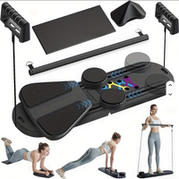 Tapis de Pilates portable le plus vendu, planche de pompes pliable pour la maison et appareil d'exercice abdominal pour étirements musculaires