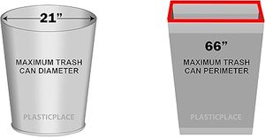 Huamaohengchun - Bolsas de Basura de 31-33 Galones, 1.2 Mil, Resistentes, para Contenedores de Basura, 33" x 39", Verdes, Paquete de 100 - Product Image 4