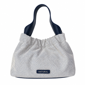 Bolsa de Mano de Lona de Alta Calidad con Diseño de Rayas y Cierre Magnético, Diseño Único para Compras y Desplazamientos en Verano - Product Image 4