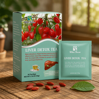 Wins Town OEM Thé Détoxifiant pour le Foie aux Herbes Chinoises Naturelles Kudzo Goji – Sachets de Thé Détoxifiant pour le Foie – Marque Privée – Vente en Gros et en Vrac