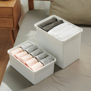 <b>Storage</b> Boxes With Lids Rectangular <b>Stackable</b> For <b>Wardrobe</b> Clothes Bedroom Living Room Organizing Compartments - Product Image 2