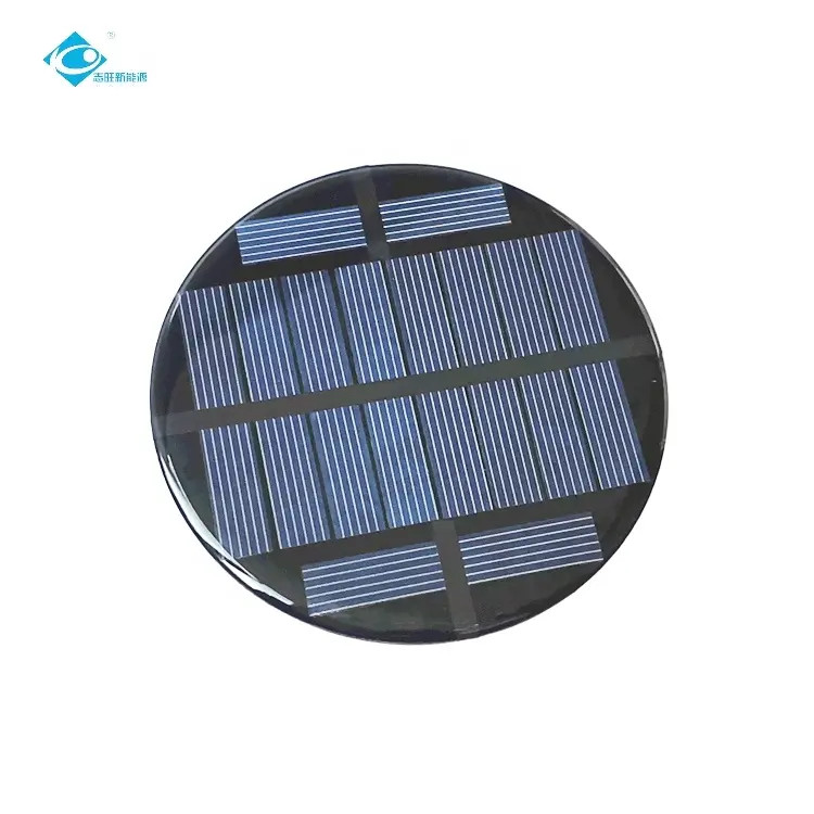 5.0V haute efficacité Mini panneau solaire 1.0W Mini chargeur de panneaux solaires portables ZW-Dia95 panneau solaire en résine époxy