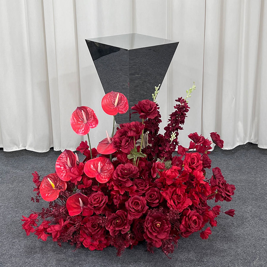 ผ้าปูโต๊ะลายดอกไม้ 3 ดอก