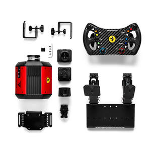 Volant de jeu de course PC 2Tumaster T818 488GT3, <span class=keywords><strong>simulateur</strong></span> de jeu de course, version améliorée V2, couple constant de 10 Nm, officiel2 - Product Image 2