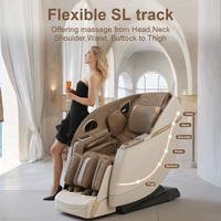 Silla de Masaje con Calefacción y Airbags en Todo el Cuerpo Morningstar Real 3D Calf Rurbbing para Personas Altas