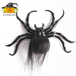 Fankasi Halloween <b>Spider</b> Decoration Black <b>Plastic</b> Indoor Outdoor Party Prop 3011 - Product Image 1