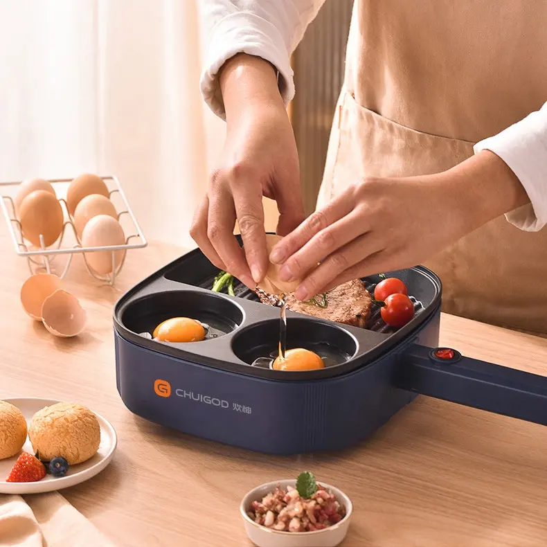 Nhà máy trực tiếp đa chức năng ăn sáng máy ăn sáng bánh Sandwich Maker Hot Bán bít tết Frying Pan