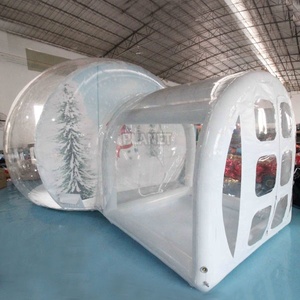 Lớn Rõ Ràng PVC Inflatable Quả Cầu Tuyết Ảnh Gian Hàng Cho Giáng Sinh Trang Trí - Product Image 6