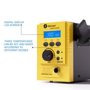 Kailiwei 700W 220V BGA estación electrónica soldadura Digital ajustable <span class=keywords><strong>pistola</strong></span> <span class=keywords><strong>de</strong></span> aire caliente estación Mesa retrabajo soldadura <span class=keywords><strong>pistola</strong></span> <span class=keywords><strong>de</strong></span> <span class=keywords><strong>calor</strong></span> - Product Image 5