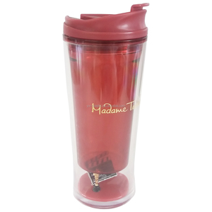 Mới tùy chỉnh thăng hoa in tái sử dụng đôi tường thiết kế mờ cách điện du lịch lạnh cốc cà phê với nắp - Product Image 2