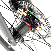 Vélo de route en carbone R10pro Sport à freins à disque, 22 vitesses, 700c, avec roues plates en carbone 50h – Prix abordable