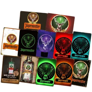 Targhe in Metallo Retrò 'German <span class=keywords><strong>Digestif</strong></span>' per Caffè, Pub, Discoteca, Decorazione Casa Stile Vintage - Product Image 1