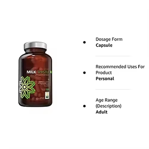 Compléments de santé Biologiques Végétaliens Sans gluten Extrait naturel de chardon-marie Antioxydant Détoxification du foie Capsules de soutien - Product Image 5