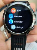 Montre connectée GPS robuste, étanche IP68, tracker d'activité, grande autonomie, écran IPS HD, répondre aux appels, altimètre, boussole, suivi de mouvement