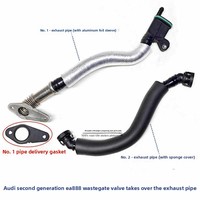 XWD Pipa Penghubung Katup Gas Buang Pemisah Oli-Air EA888 Audi A4L A5 Q5 A6L Baru 06H103213H
