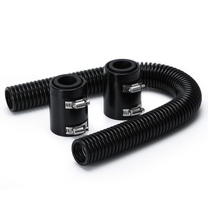 <span class=keywords><strong>Kit</strong></span> de refroidissement automatique 24 "Connexions de sortie d'eau <span class=keywords><strong>Kit</strong></span> de tuyau d'eau flexible pour <span class=keywords><strong>radiateur</strong></span> en acier inoxydable Noir - Product Image 4