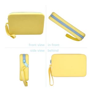 Waterproof Water Resistant Sweet Style Fashion Embroidery Silk Screen Printed Custom File Package Silicone Material All Seasons - Product Image 4