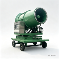 Canon à brouillard haute performance pour la suppression de la poussière dans les carrières, avec rotation à 350 degrés et structure durable