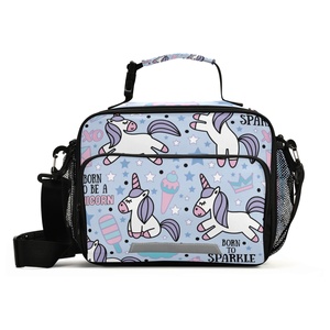 Unicorn Waterproof Girls Children Thermal Tote Insulated Picnic Bags School Kids Lunch Cooler Bag - Product Image 1