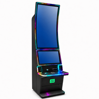 Bornes d'arcade premium compatibles avec des jeux multiples, écran incurvé 43 pouces et écran plat 24 pouces, double écran