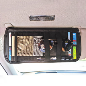 Pu Lychee Pattern Leather Car <b>Storage</b> Tissue Box Interior Accessories for Visor Armrest Headrest <b>Seat</b> Back - Product Image 6