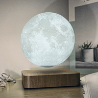 Lampe lunaire à lévitation magnétique HCNT, impression 3D, lampe lunaire flottante pour cadeaux