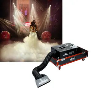  DJ Stage Effect Dry Ice Machine 3500W Black Low Smoke Machine  Low Fog Machine Dry Ice Effect Smoke Stage Atmospheric Effects Machine for  Wedding Party Events : Musical Instruments